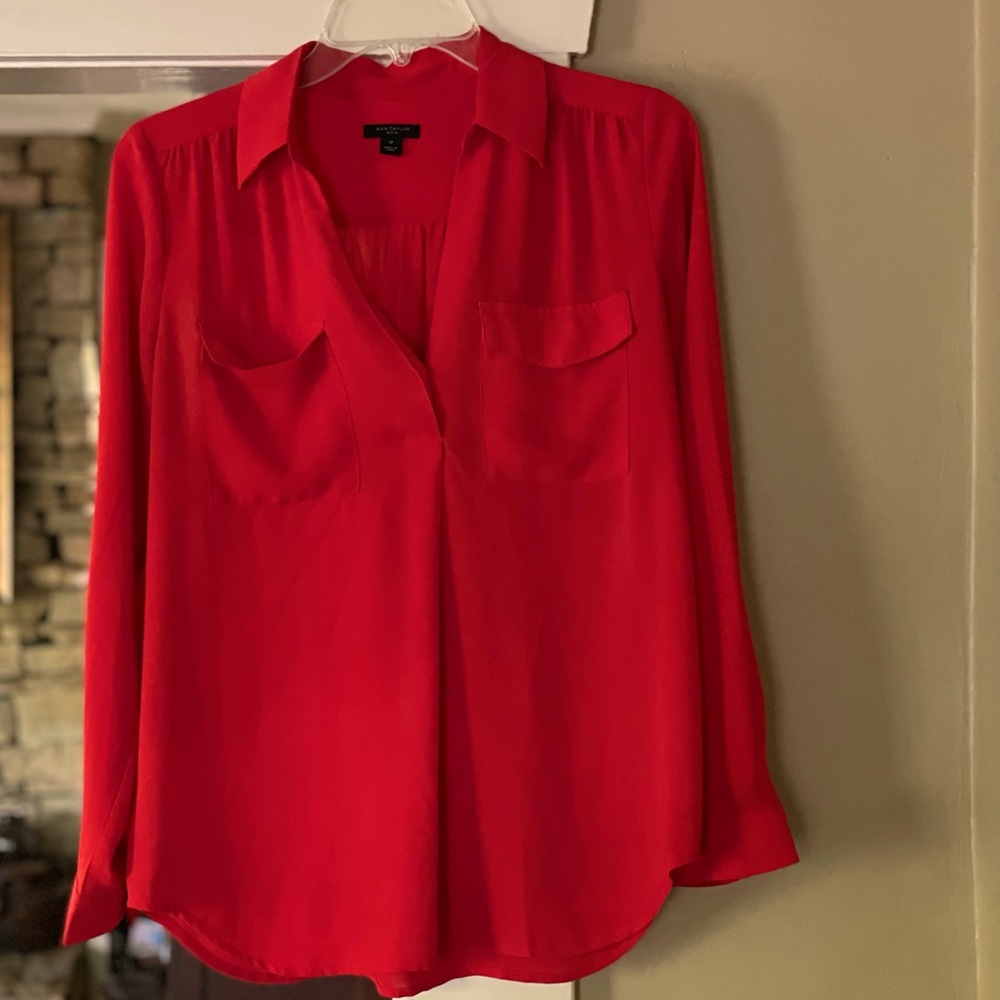 Ann Taylor camp shirt - small petite